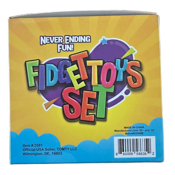 60 PCS Fidget Toys Set, Sensory Toys Pack for Stress Relief and Anti-Anxiety - Picture 5 of 5